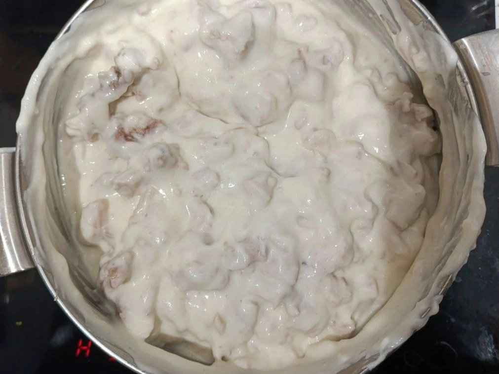 Шаг 10: Жюльен с куриным филе и грибами