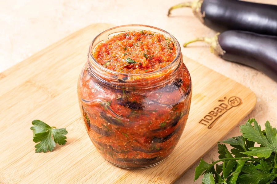 Шаг 11: Баклажаны по-грузински на зиму