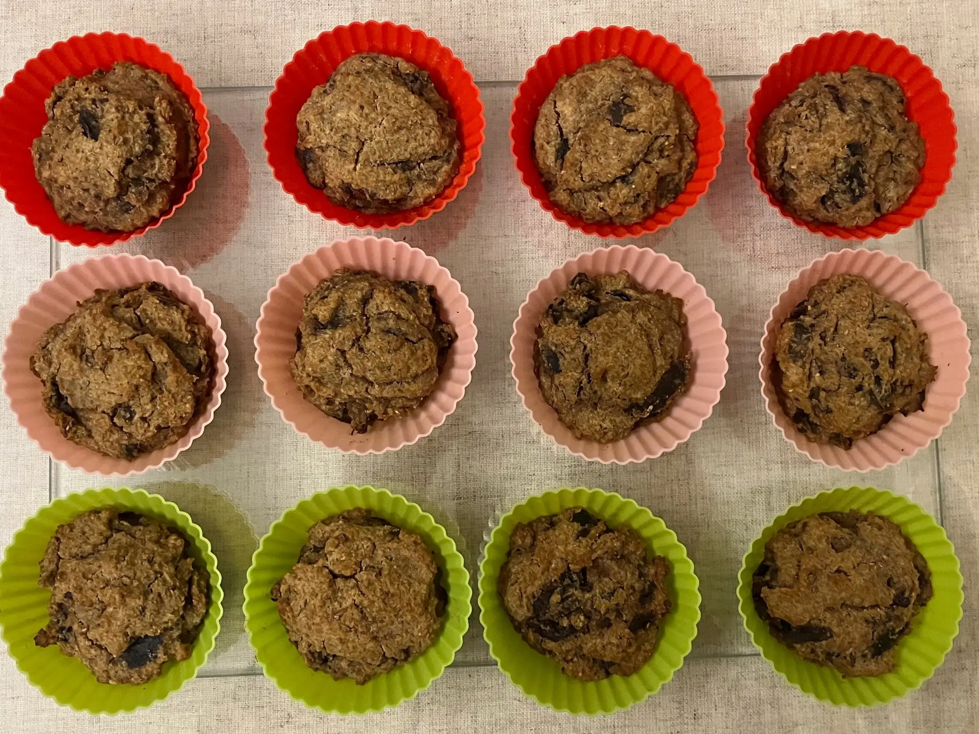 Шаг 11: Безглютеновые кексы с черносливом и отрубями