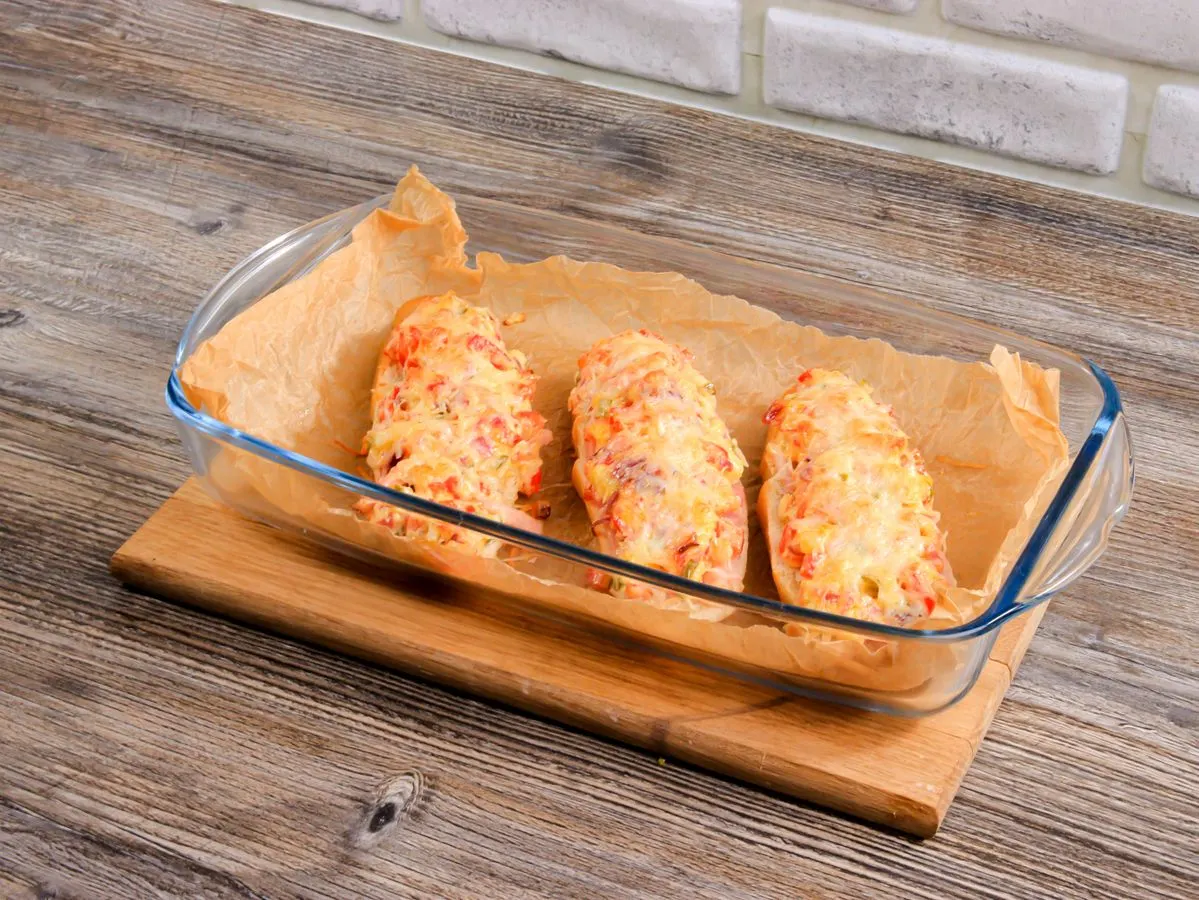 Шаг 11: Брускетта с ветчиной и сыром