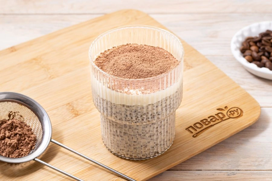 Шаг 11: Чиапудинг тирамису