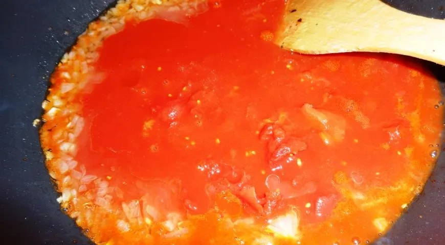 Фаршированные баклажаны в томатном соусе: шаг 11