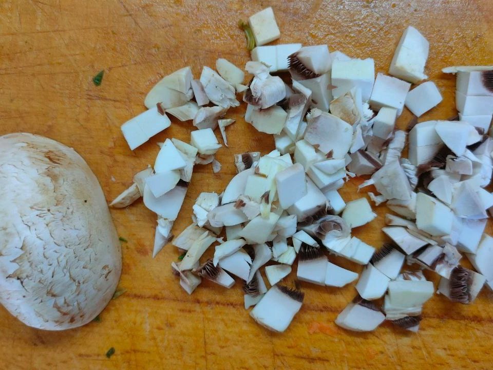 Шаг 11: Фаршированные перцы с рисом, грибами и овощами