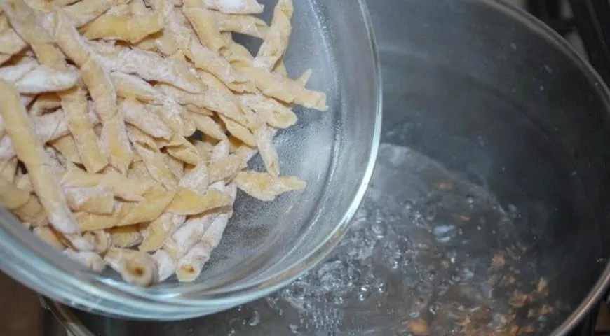 Фузилли с морепродуктами: шаг 11