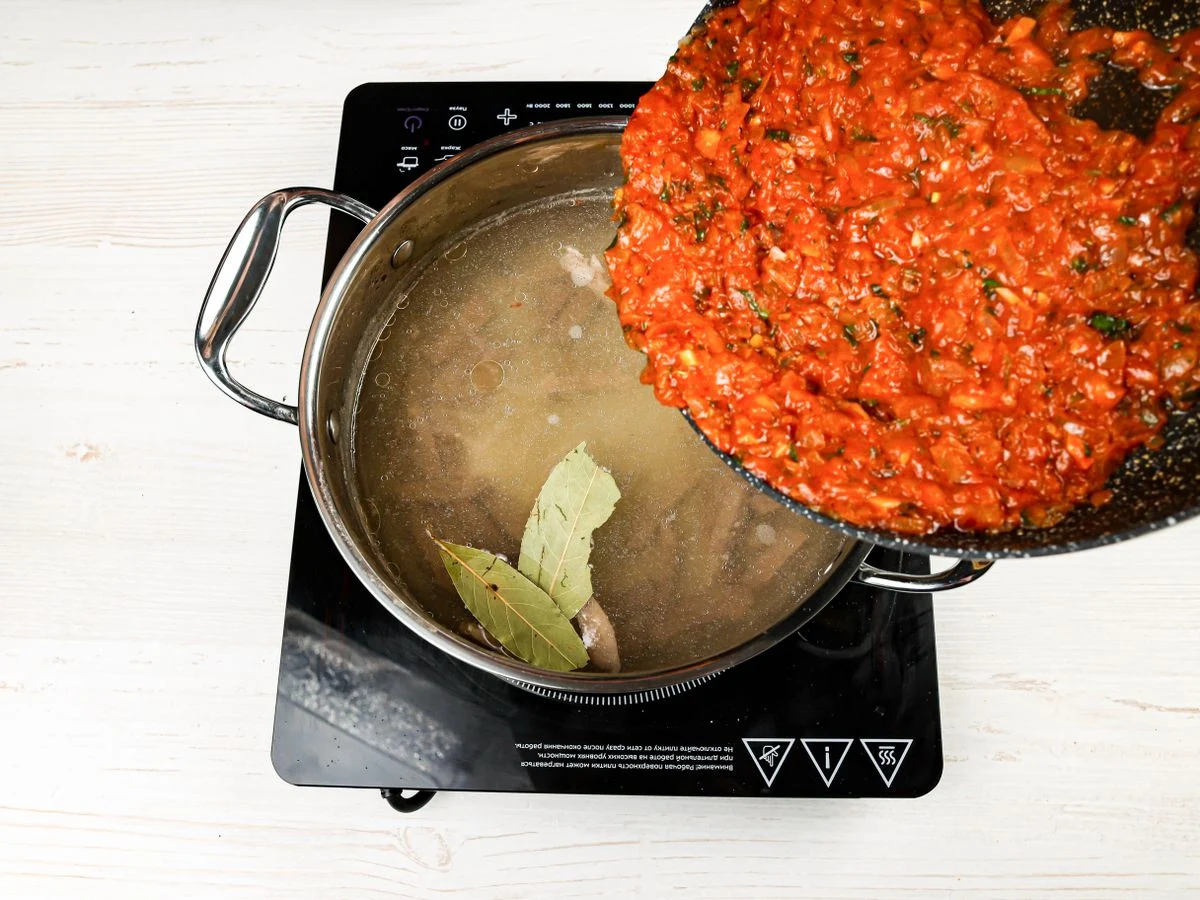 Шаг 11: Харчо с говядиной