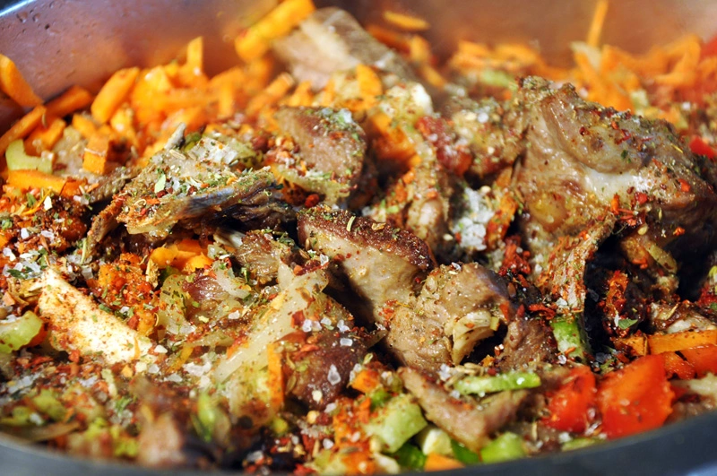 Шаг 11: Лагман поузбекски