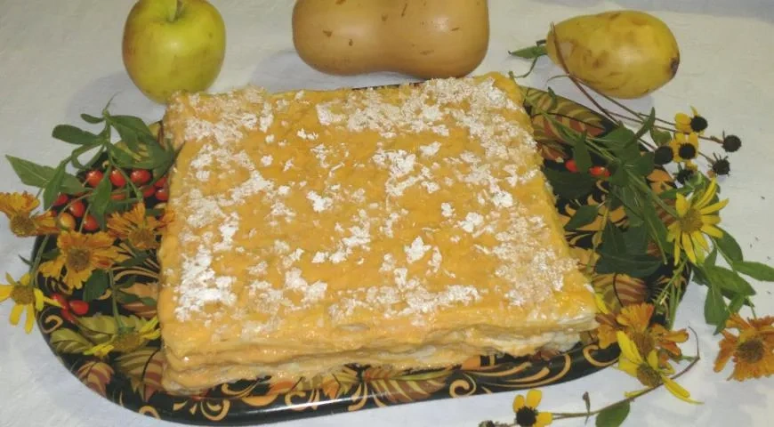 Наполеон с тыквенным кремом: шаг 11