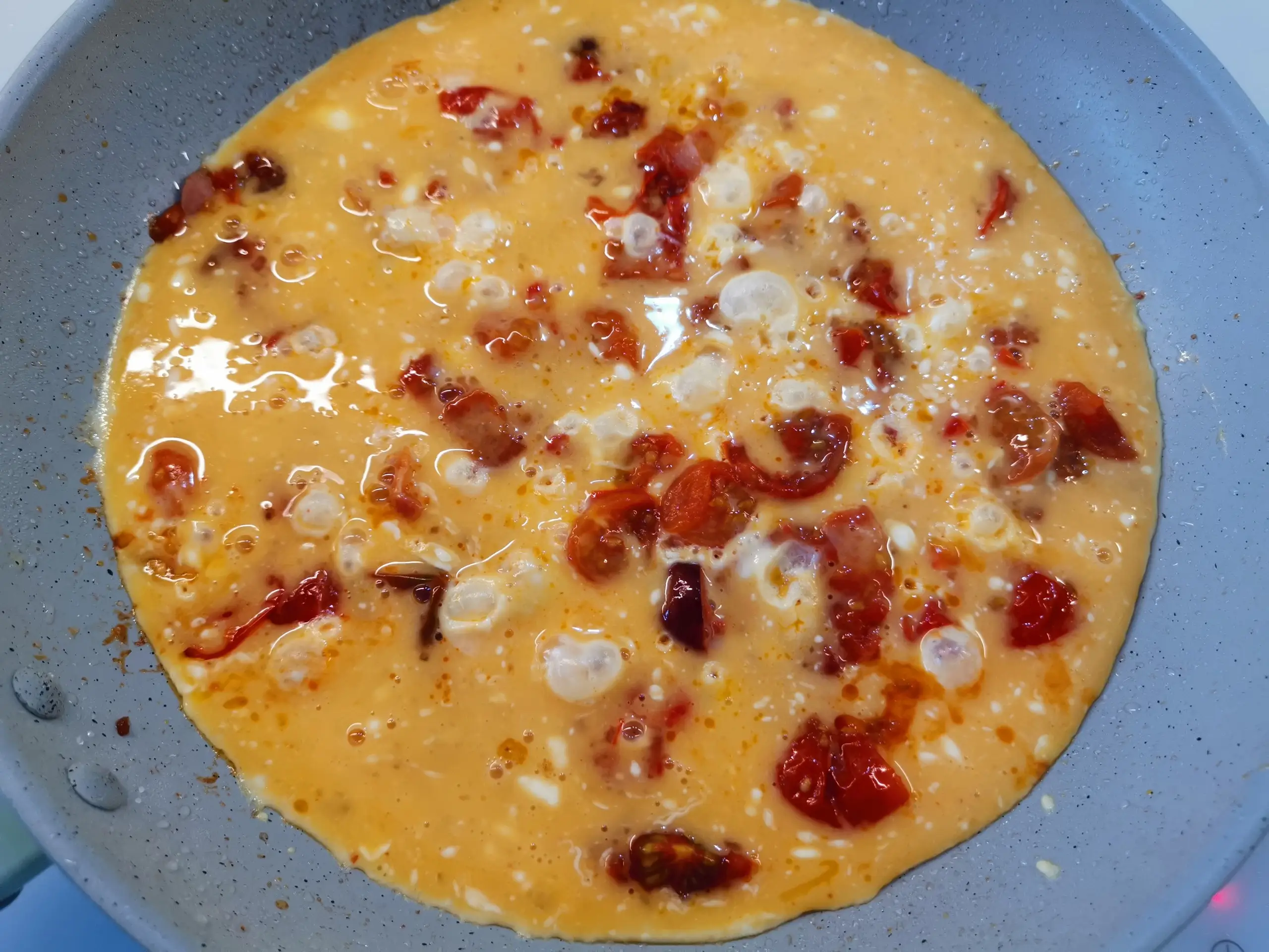 Шаг 11: Омлет с грибами