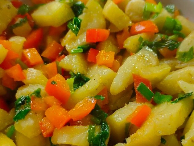 Шаг 11: Овощная начинка для блинов