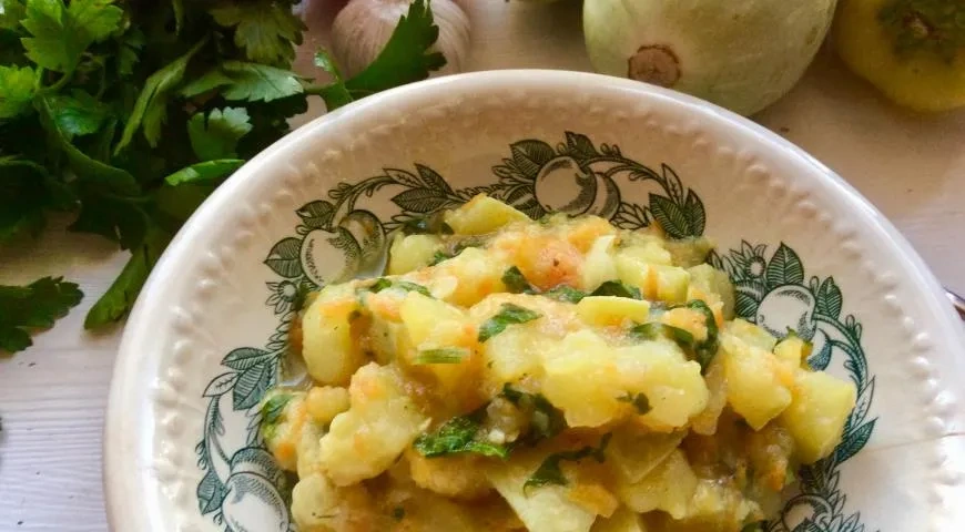 Овощное рагу с картошкой и кабачками: шаг 11