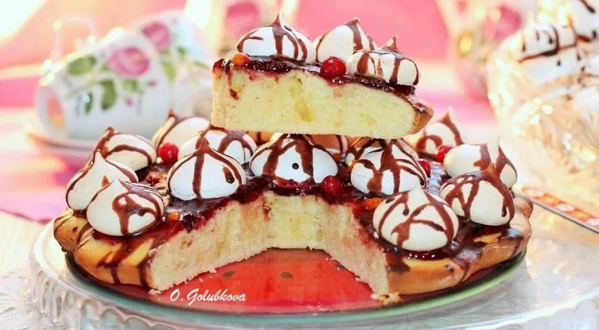 Пирог "Муравейник" с безе и джемом "Махеевъ" к 8 марта: шаг 11