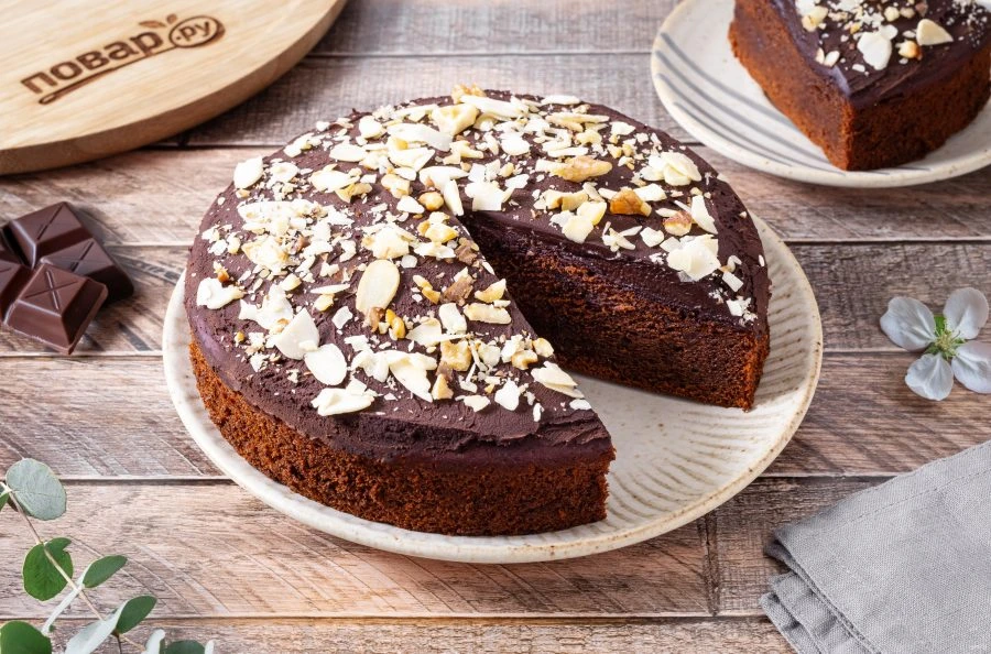 Шаг 11: Постный шоколад ный кекс