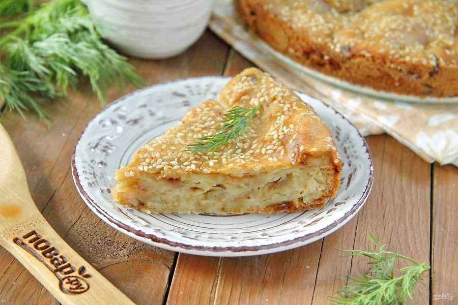 Шаг 11: Пп пирог с капустой