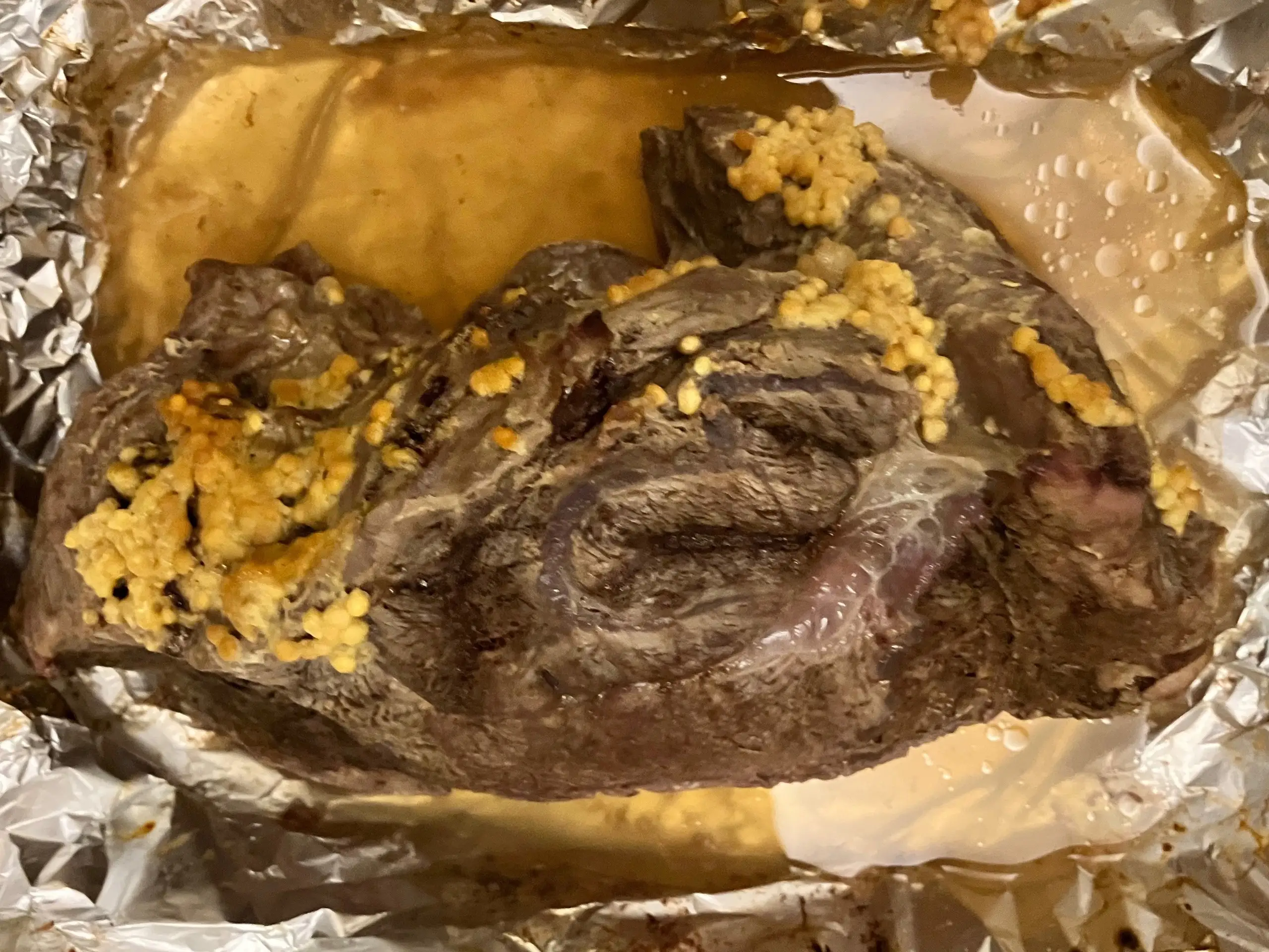 Шаг 11: Ростбиф с зеленым горошком и тимьяном