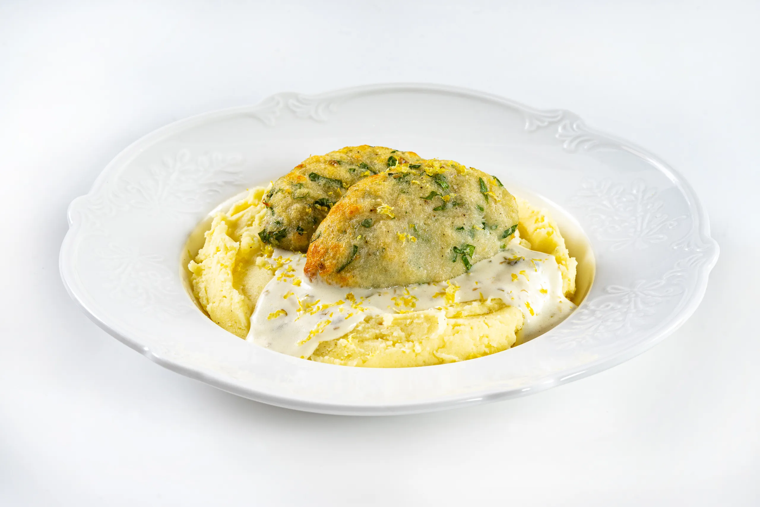 Шаг 11: Рыбные котлеты в духовке со сливочным соусом