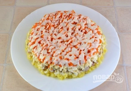 Шаг 11: Салат шуб а классический