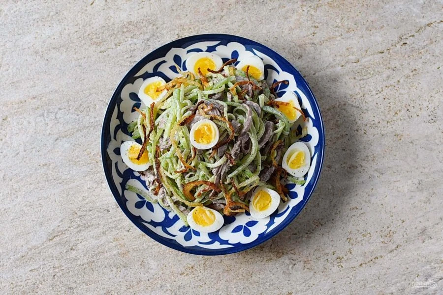 Шаг 11: Салат ташкент классический