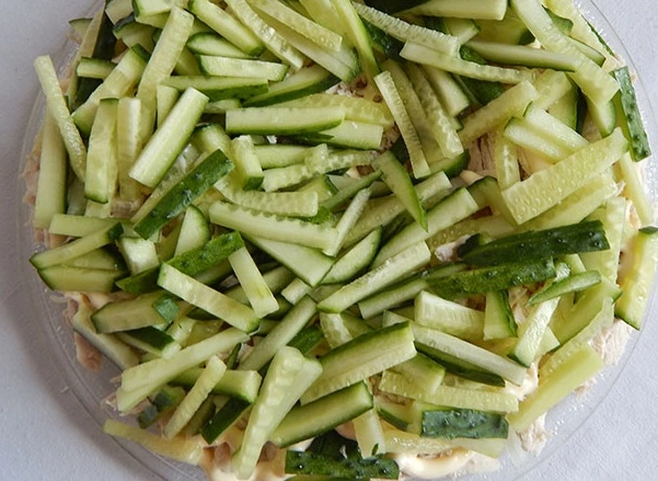 Шаг 11: Салата Гнездо глухаря