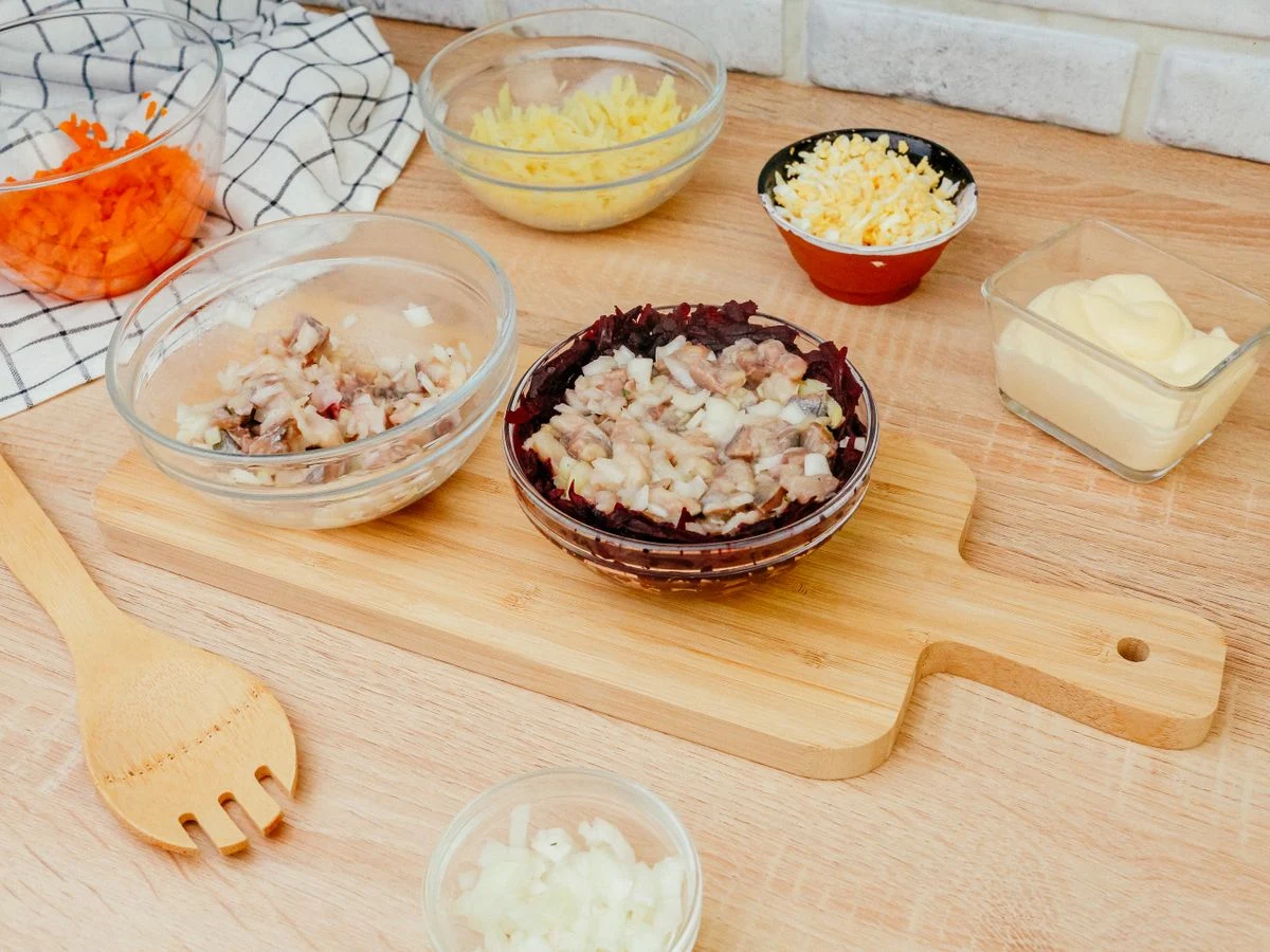 Шаг 11: Селедка под шубой