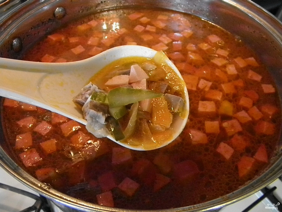 Шаг 11: Солянка классическая