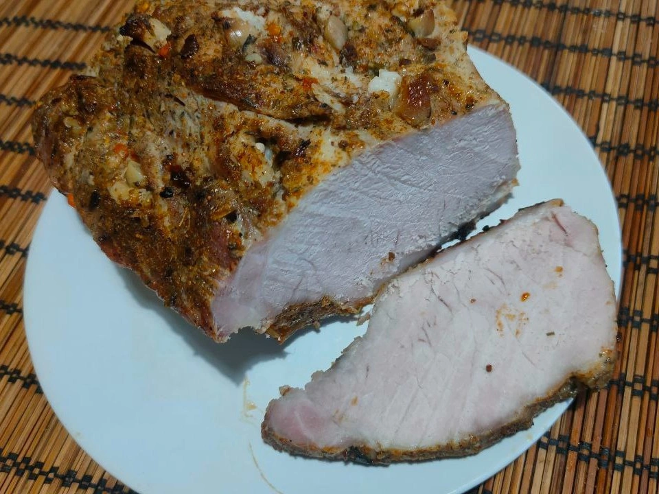 Шаг 11: Свинина в духовке с грибной подливкой