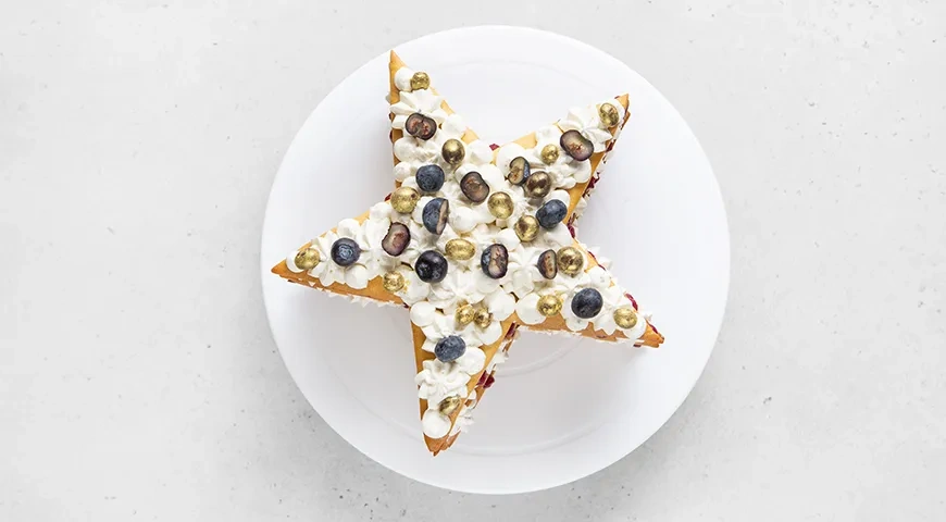 Торт «Звезда»: шаг 11