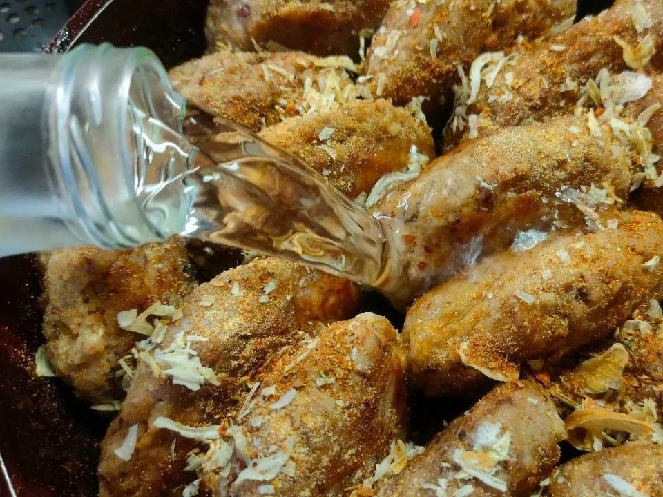 Шаг 11: Тушеные куриные котлеты с фасолью