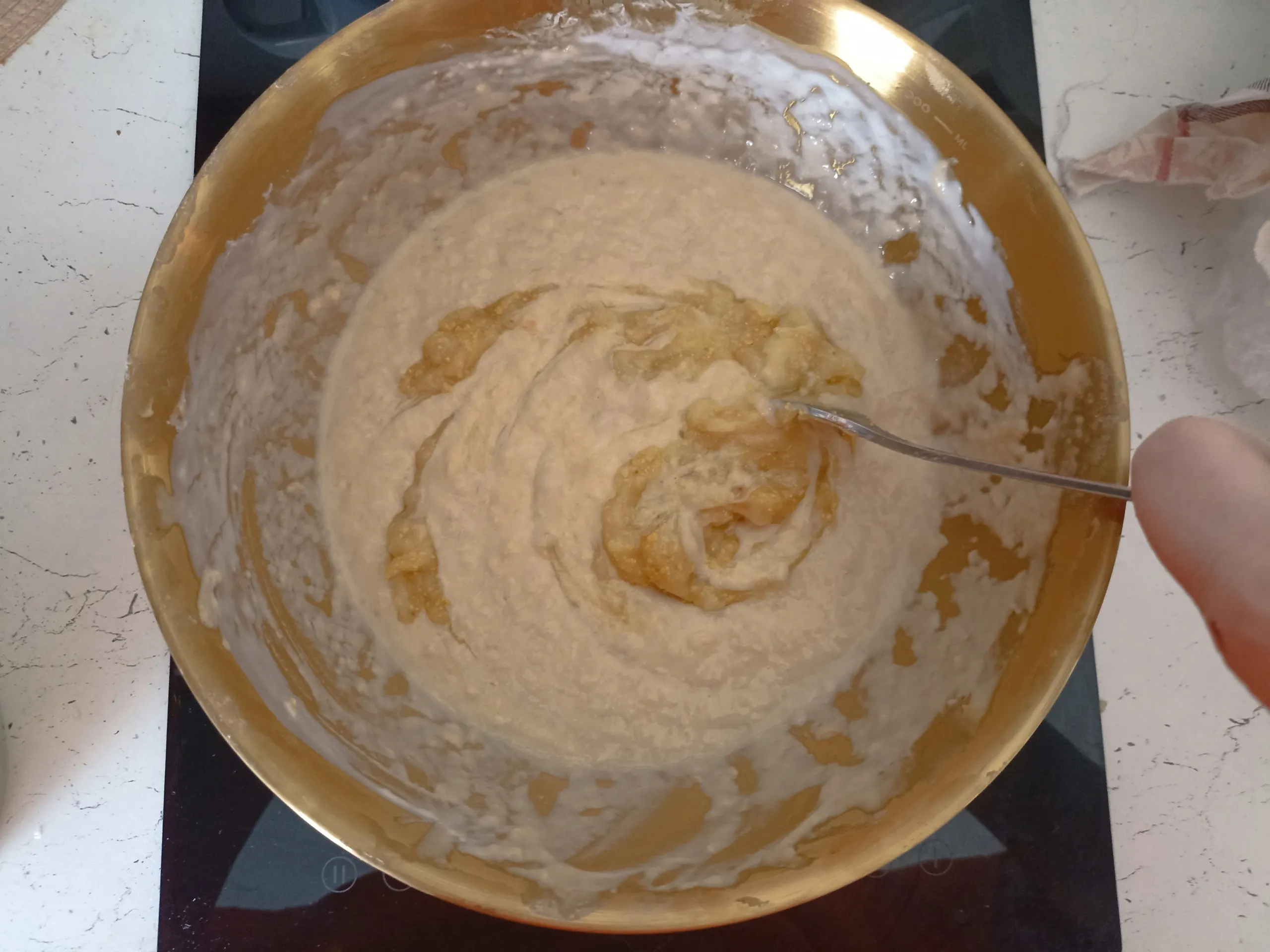 Шаг 11: Тыквенно-банановые блины с куркумой