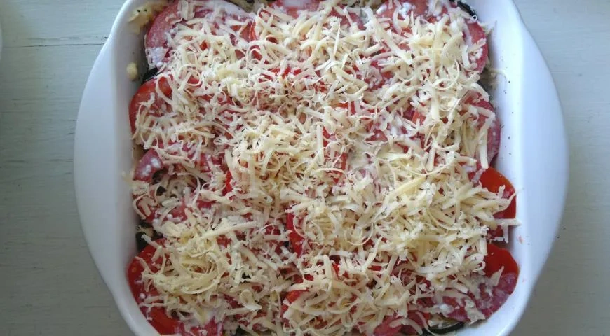 Запеканка из баклажанов и молодого картофеля: шаг 11