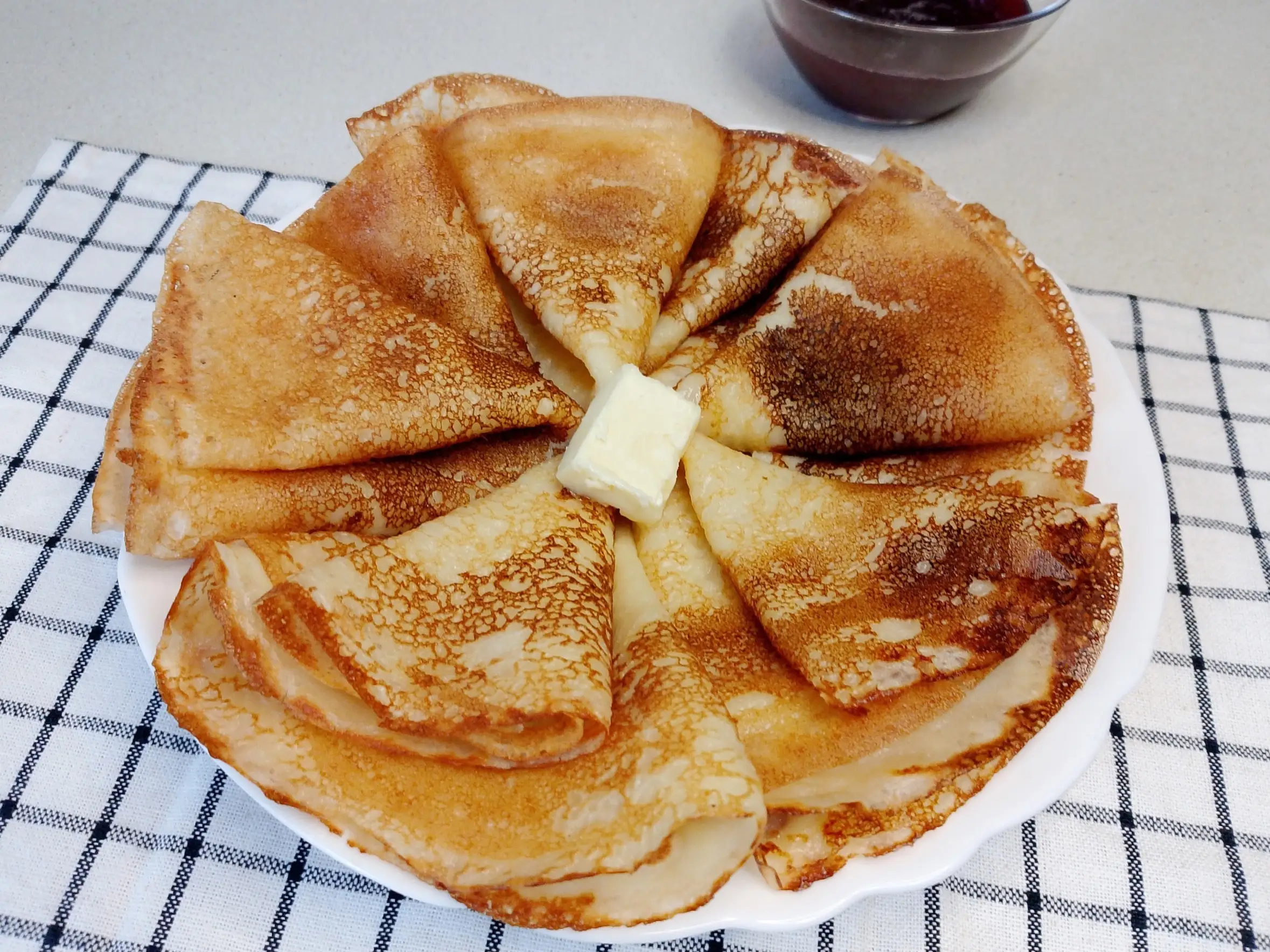 Шаг 11: Заварные блины на кефире