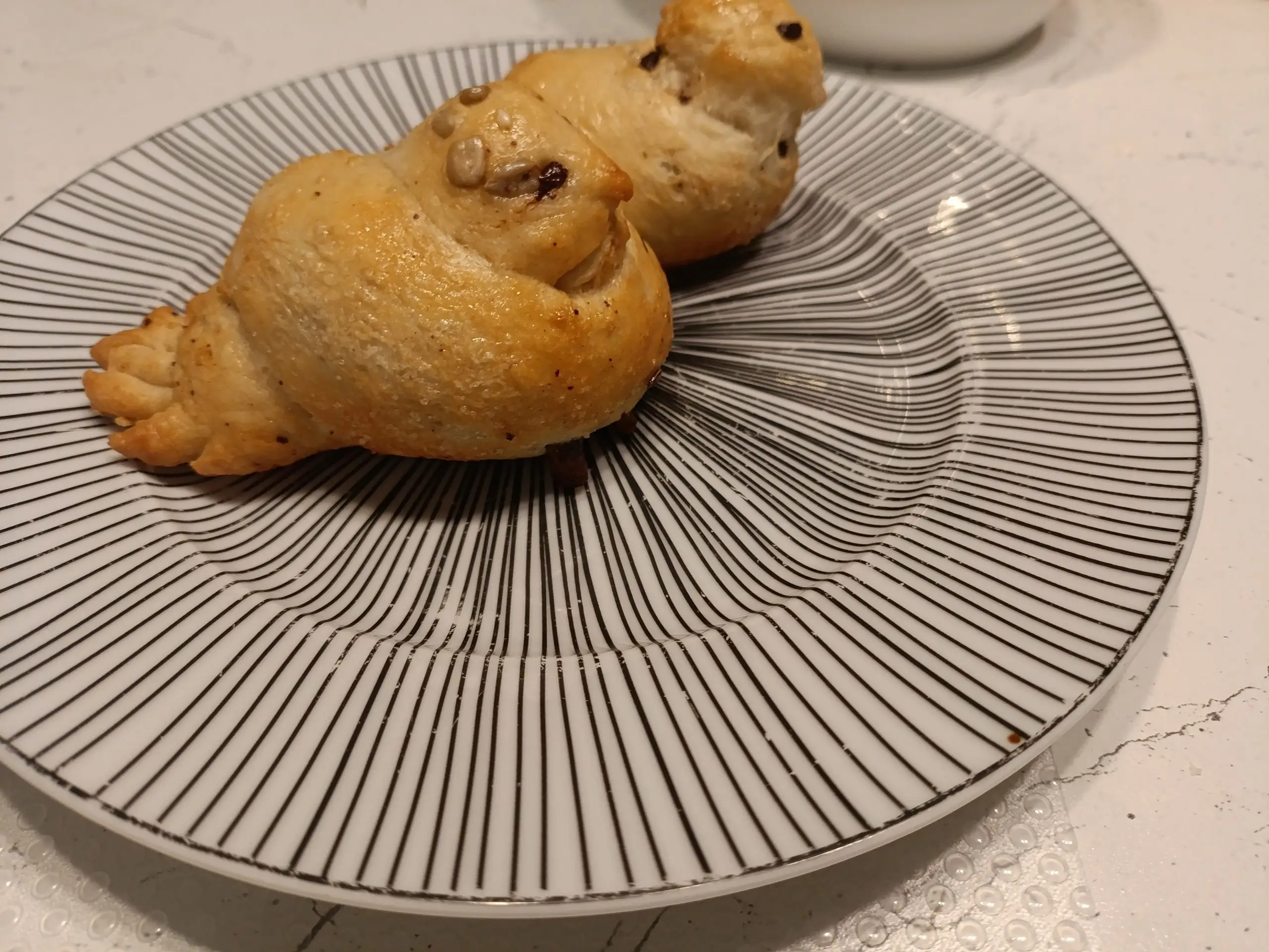 Шаг 11: Жаворонки с шоколадом и бананом