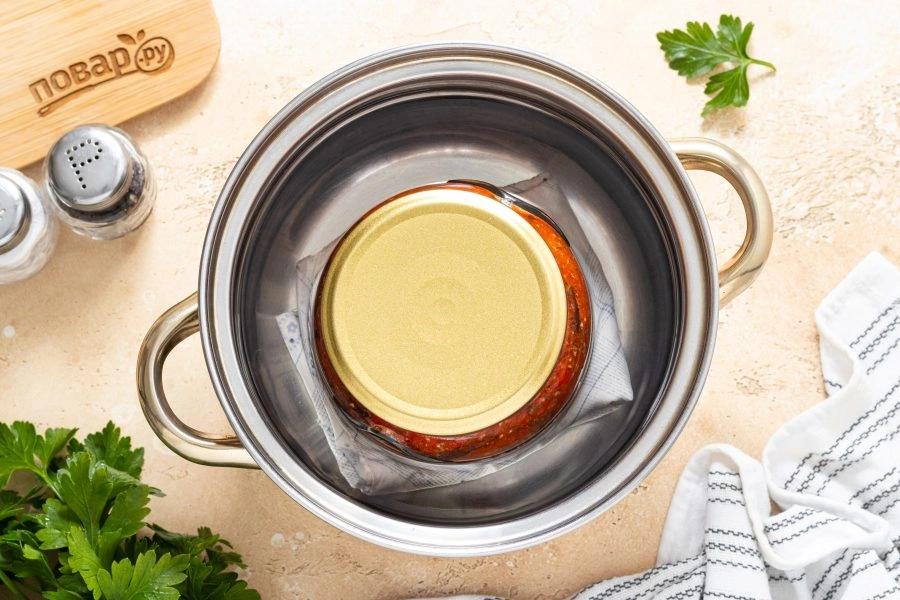 Шаг 12: Баклажаны по-грузински на зиму