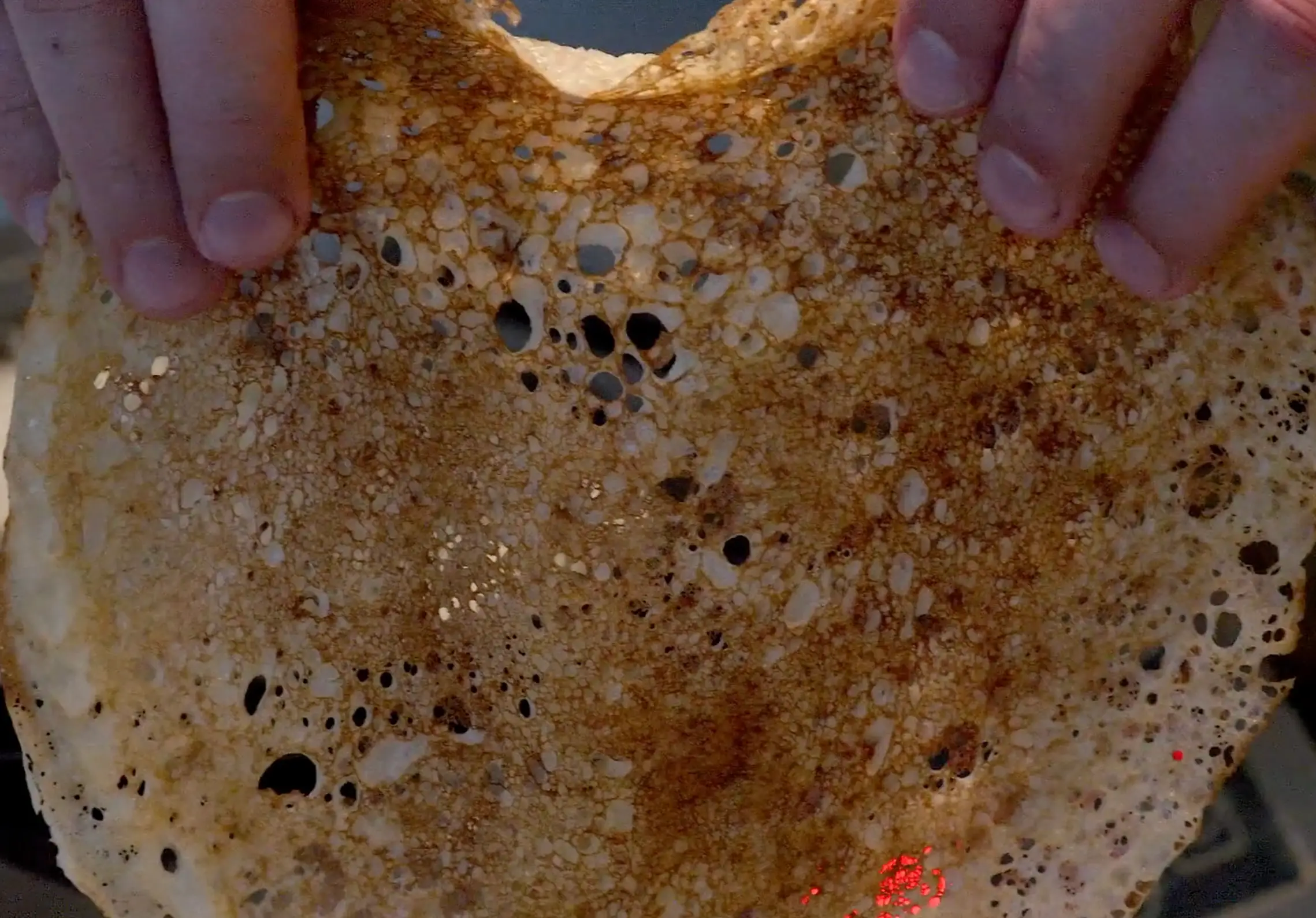 Шаг 12: Блины с дырочками от шеф-повара