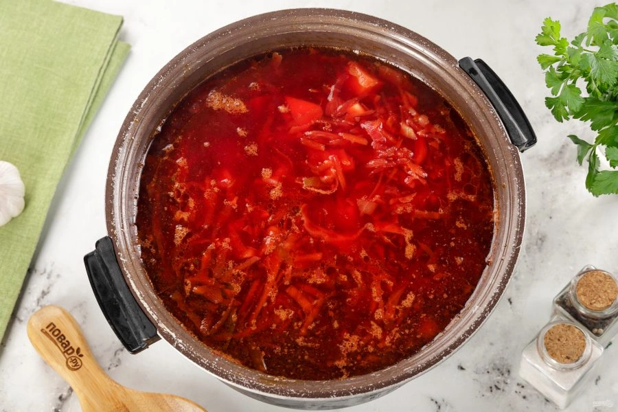 Шаг 12: Борщ в мультиварке