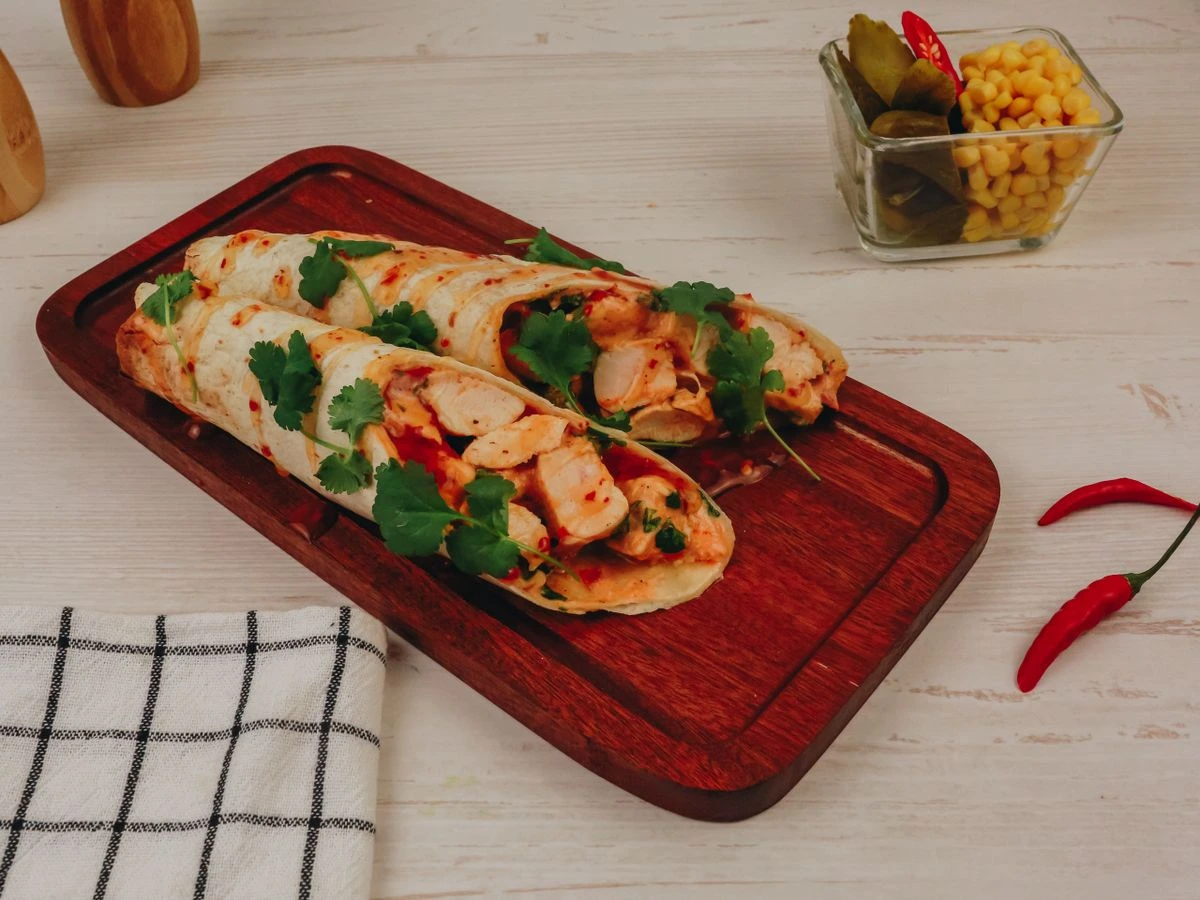 Шаг 12: Буррито с куриным филе