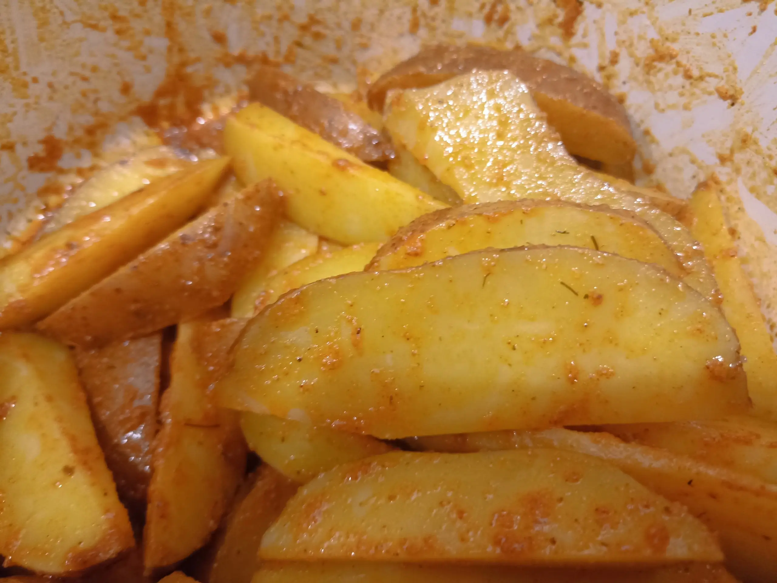 Шаг 12: Быстрый картофель по-деревенски с кожурой