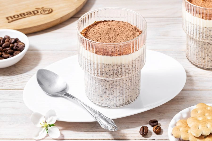 Шаг 12: Чиапудинг тирамису