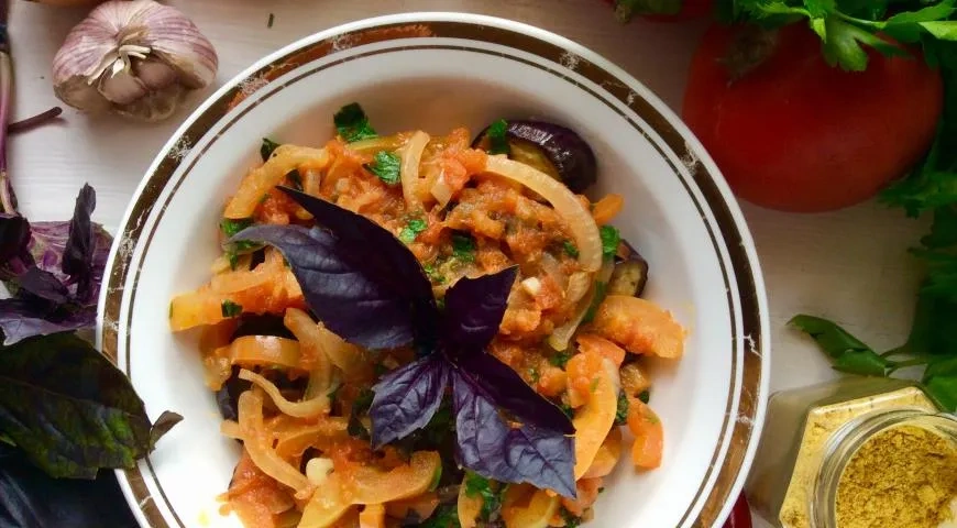 Домашний грузинский аджапсандал: шаг 12