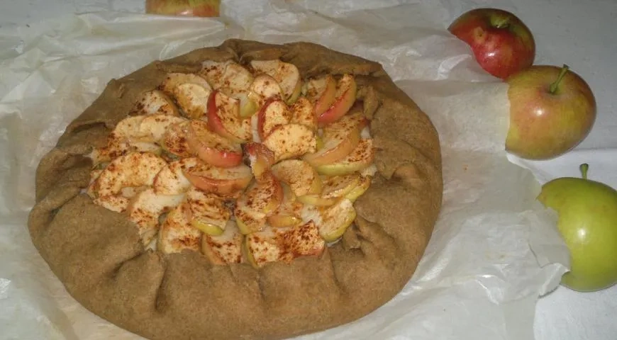 Галета с яблочно-ореховой начинкой: шаг 12