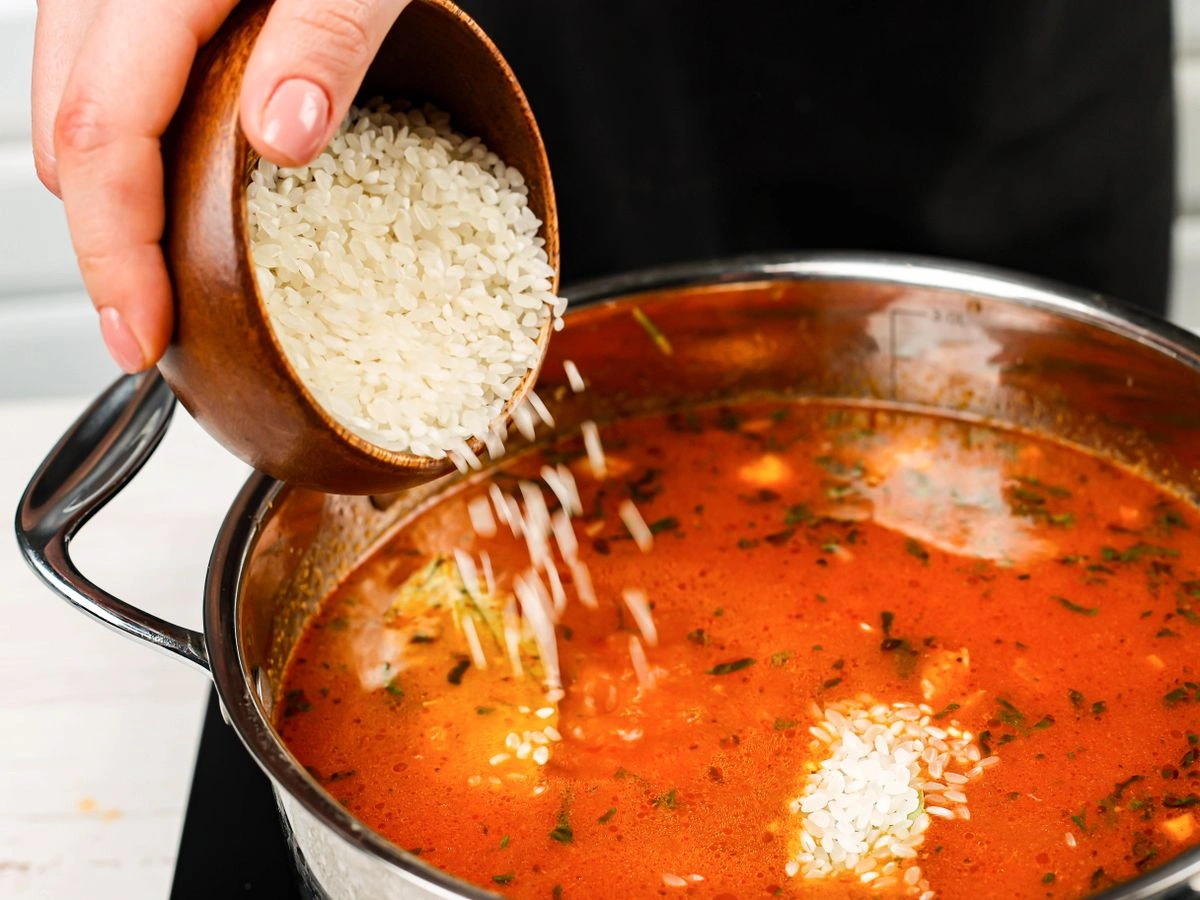 Шаг 12: Харчо с говядиной