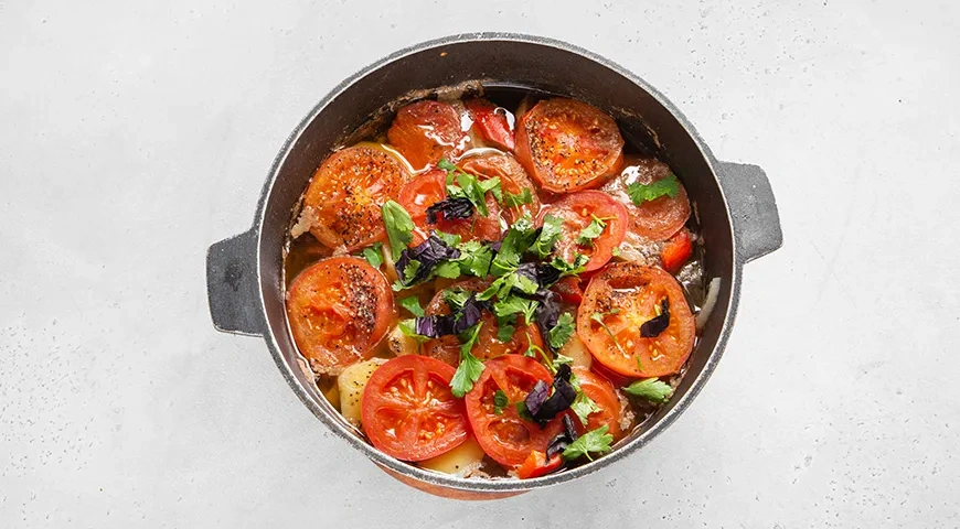 Хашлама с картофелем: шаг 12