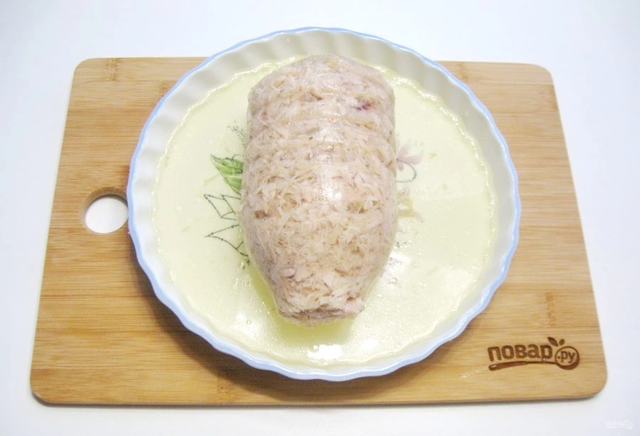 Шаг 12: Холодец "Новогодний поросенок"