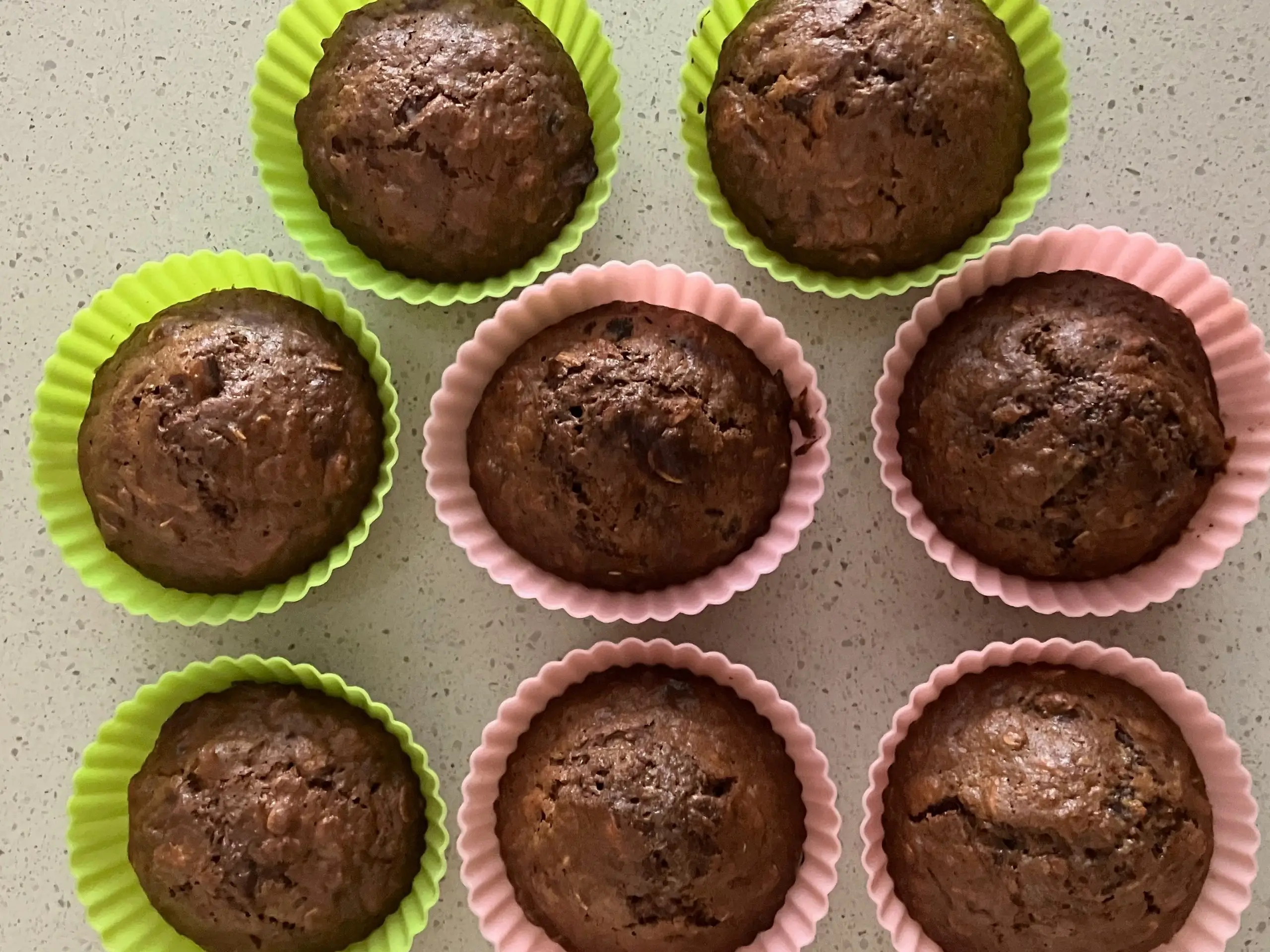 Шаг 12: Кофейно-овсяные ПП-кексы с финиками