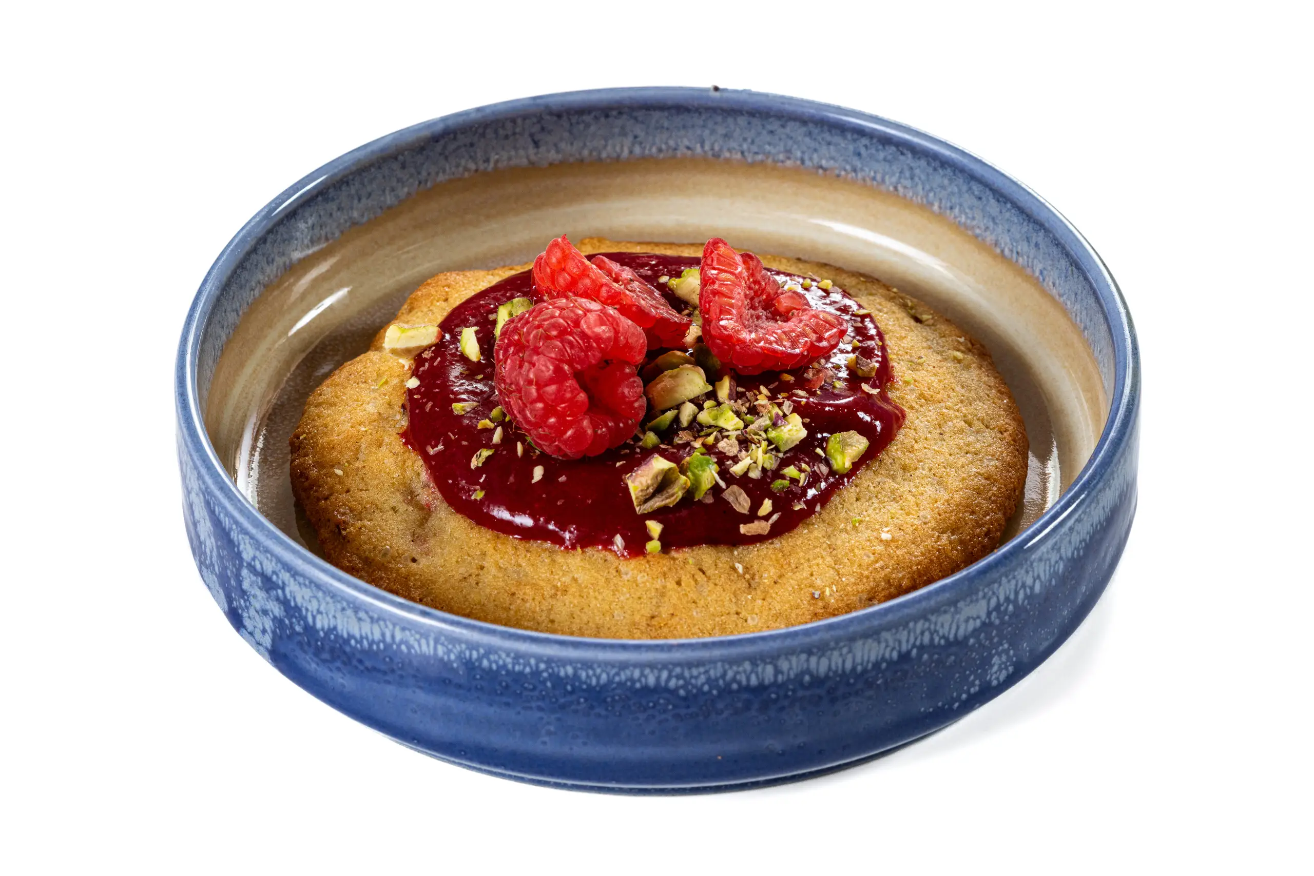 Шаг 12: Крамбл куки с фисташкой и малиной