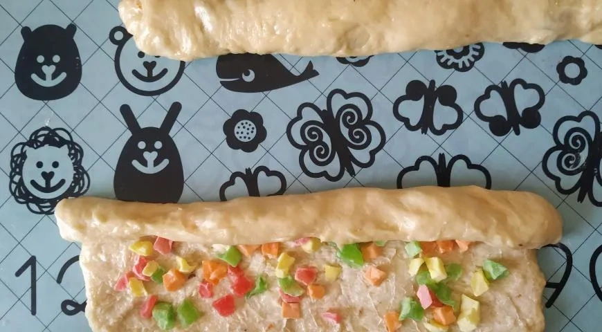 Кулич Краффин с изюмом: шаг 12