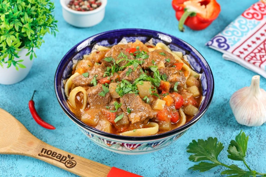 Шаг 12: Лагман классический