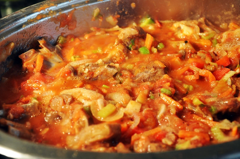 Шаг 12: Лагман поузбекски