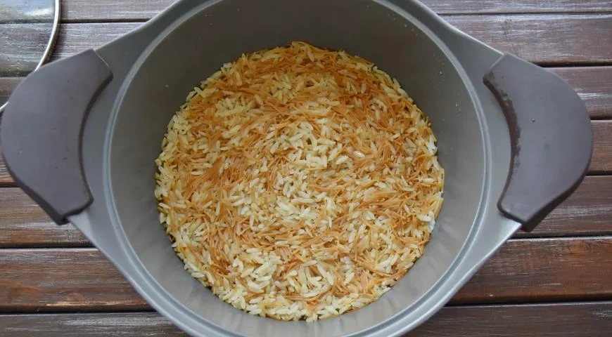 Медовый махмудийе с пилавом: шаг 12