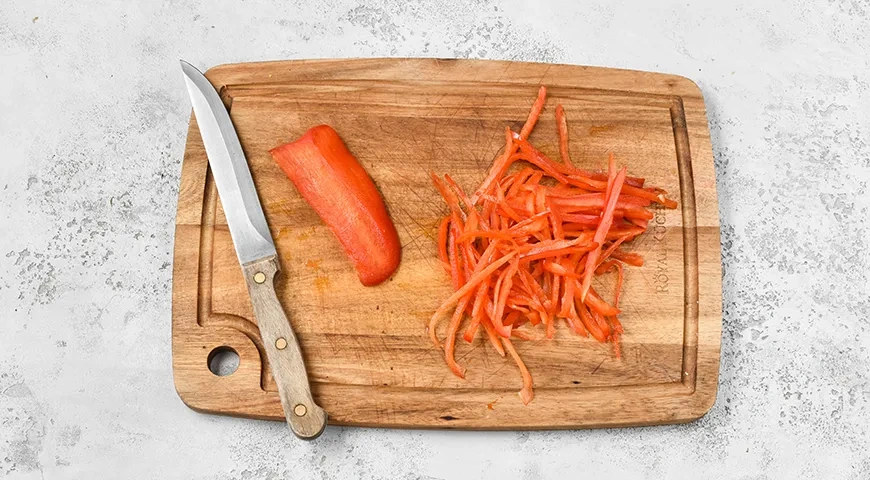 Новогодний салат «Лошадь»: шаг 12