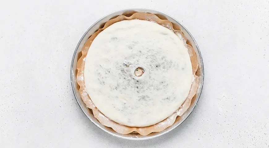 Осетинский пирог с фасолью (Кадурджин): шаг 12